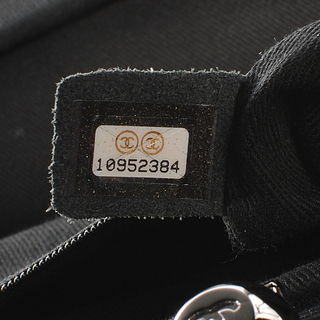 Chanel Leather Quilted Ritz Flap Bag Black 7 of 7