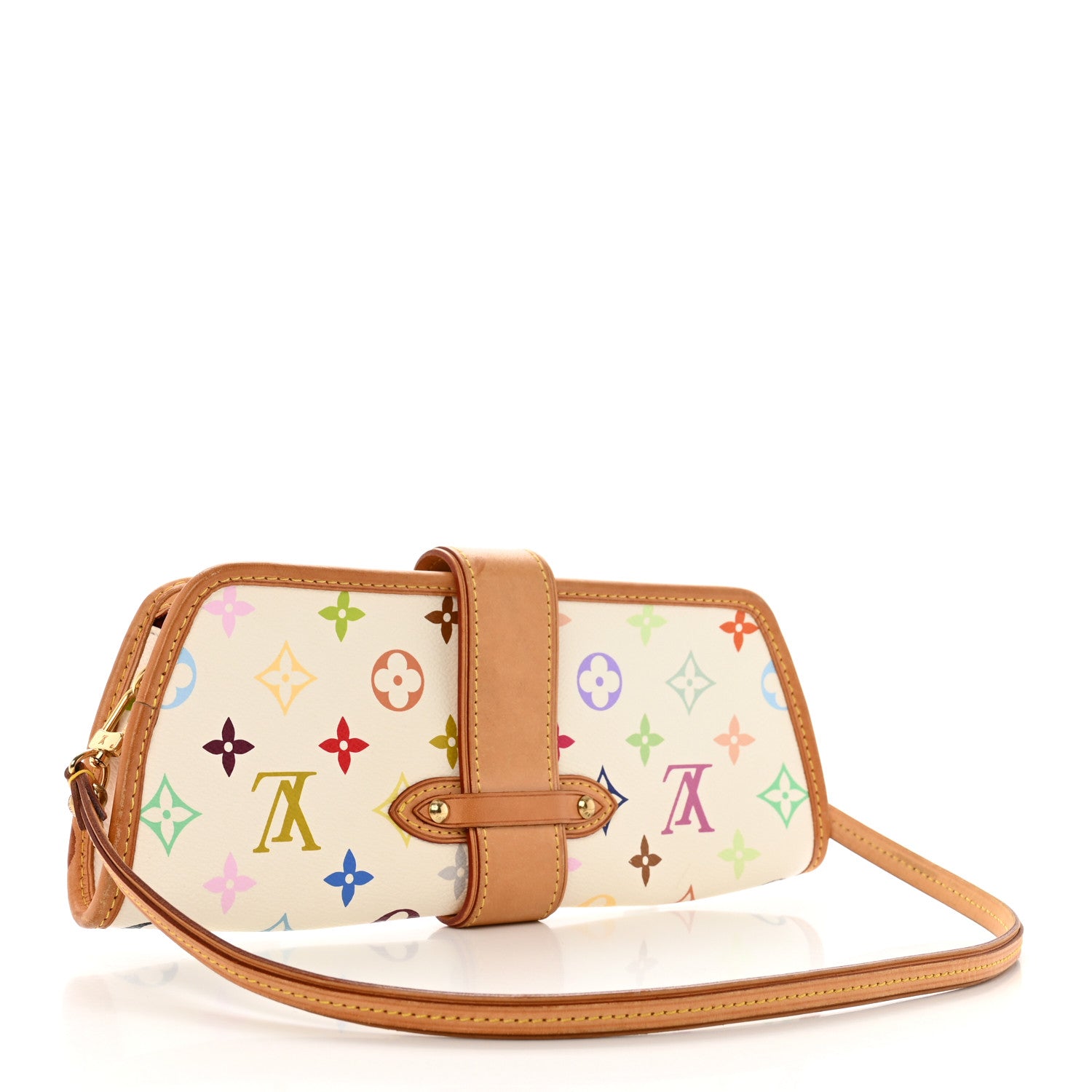 Louis Vuitton LOUIS VUITTON Monogram Multicolor Shirley White 3 of 8