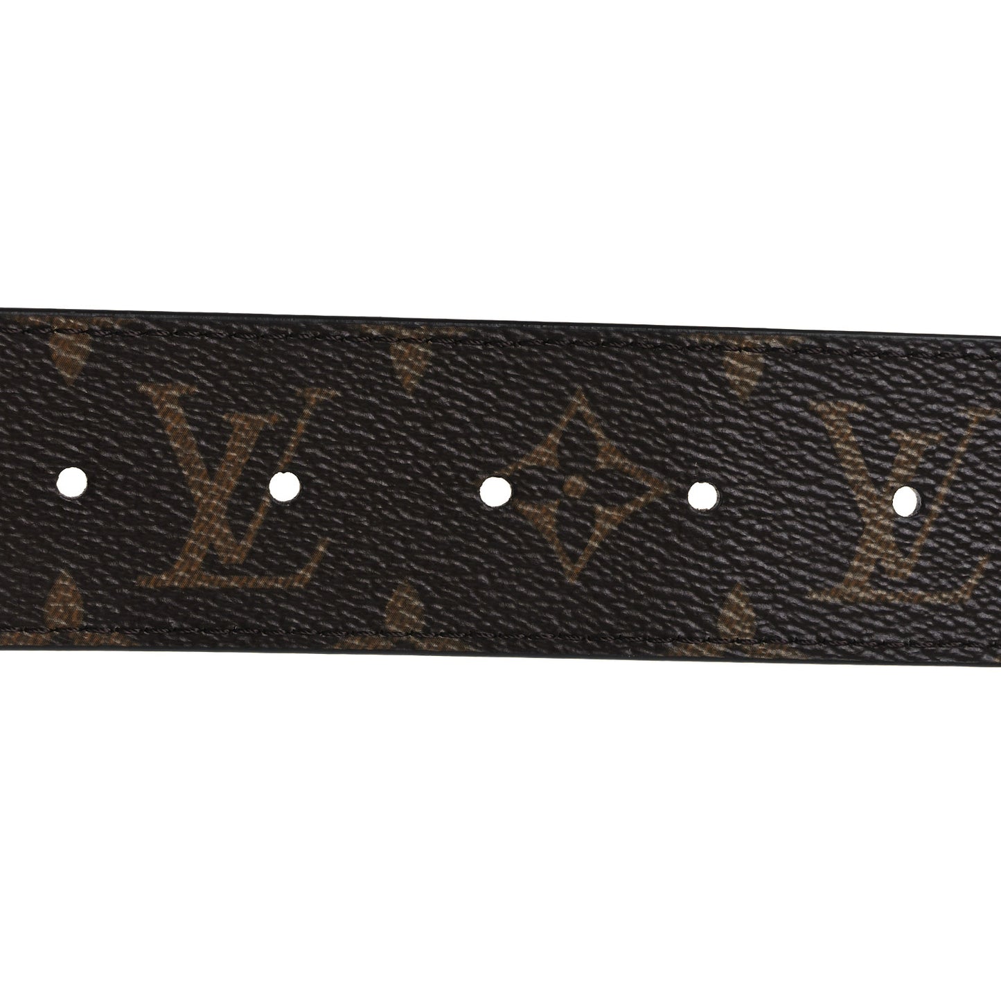Calfskin Monogram 40mm LV Initiales Reversible Belt 100 40 Brown