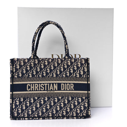 Christian Dior Oblique Medium Book Tote Blue Multicolor 13 of 13