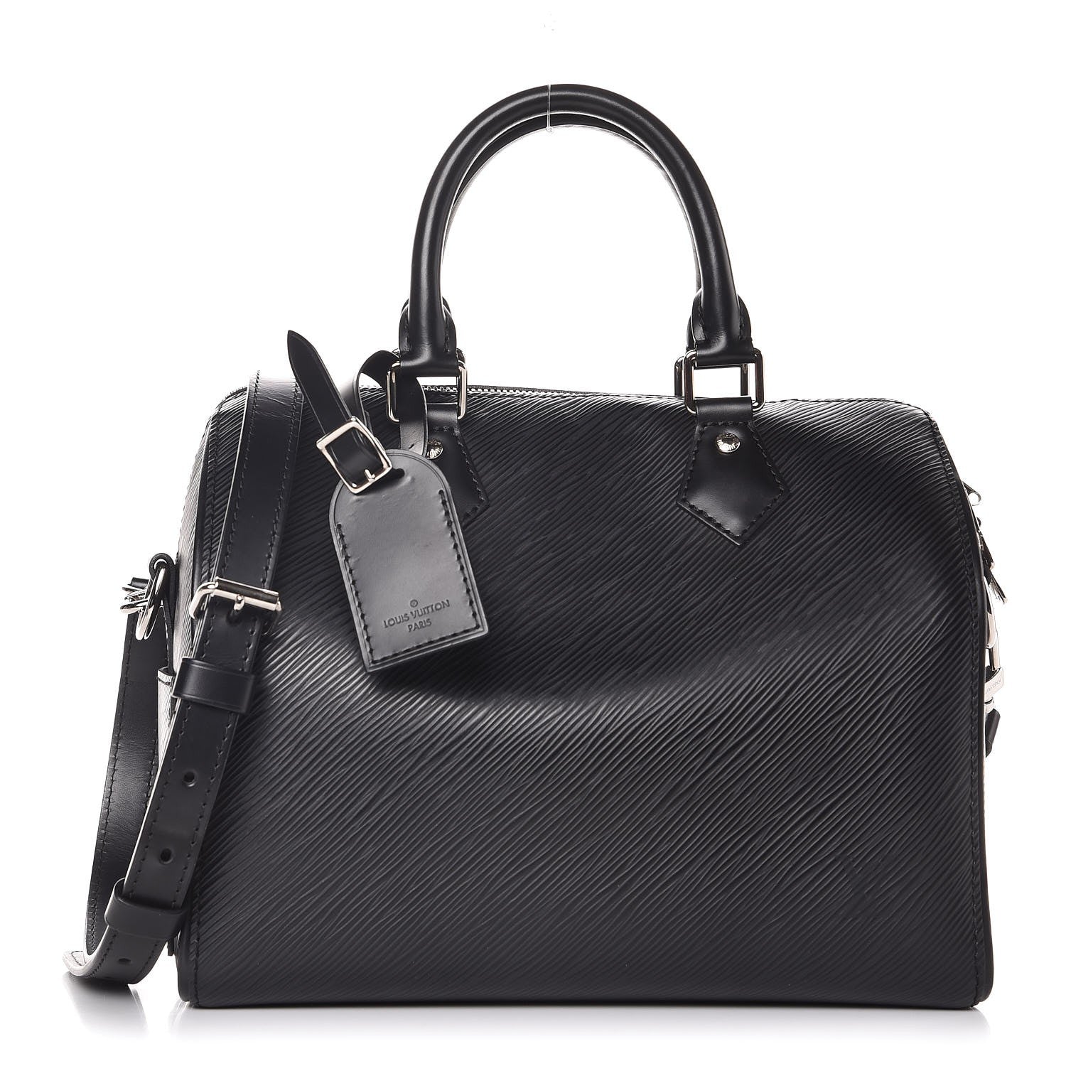 Louis Vuitton Epi Speedy Bandouliere 25 Black 1 of 7