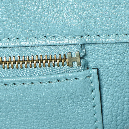 Hermes Togo Birkin 35 Bleu Atoll 18 of 36