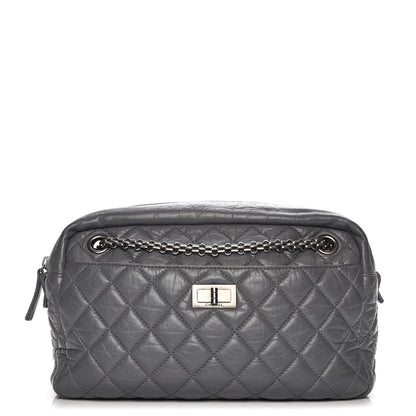 Chanel Aged Calfskin Reissue Medium Camera Case Gray 1 of 12