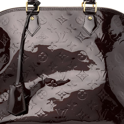 Louis Vuitton Vernis Alma GM Amarante 8 of 14