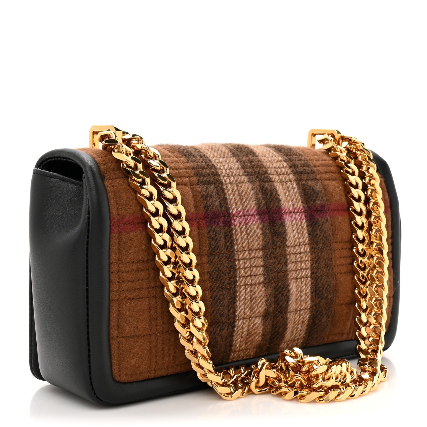 Check Cashmere Small Lola Bag Black