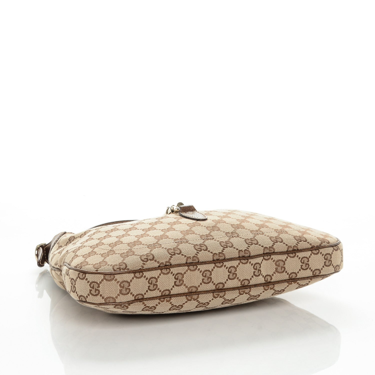 Gucci Monogram Small Jackie O Hobo Brown 3 of 8