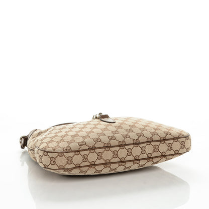 Gucci Monogram Small Jackie O Hobo Brown 3 of 8
