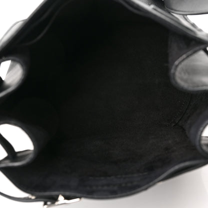 Celine Supple Grained Calfskin Long Strap Big Bag Bucket Black 5 of 10