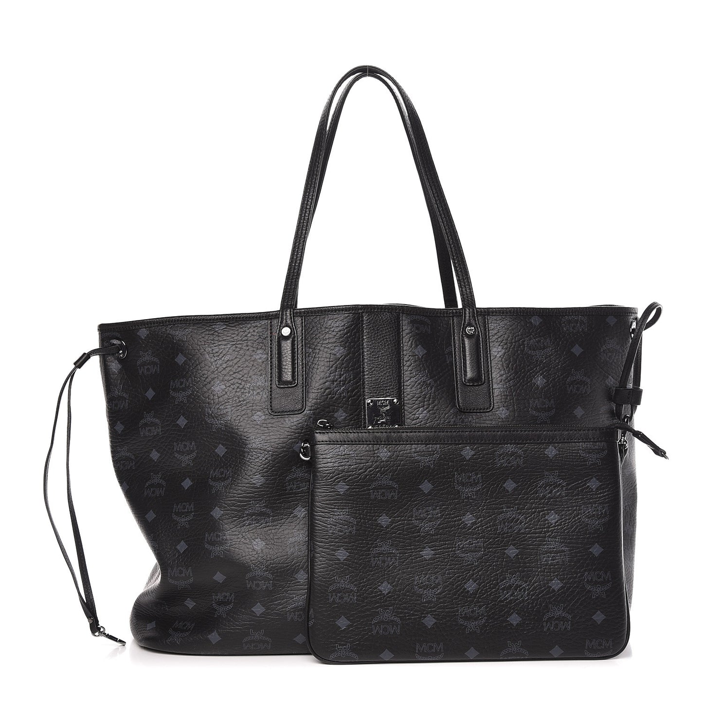 Visetos Large Liz Reversible Shopper Tote Black