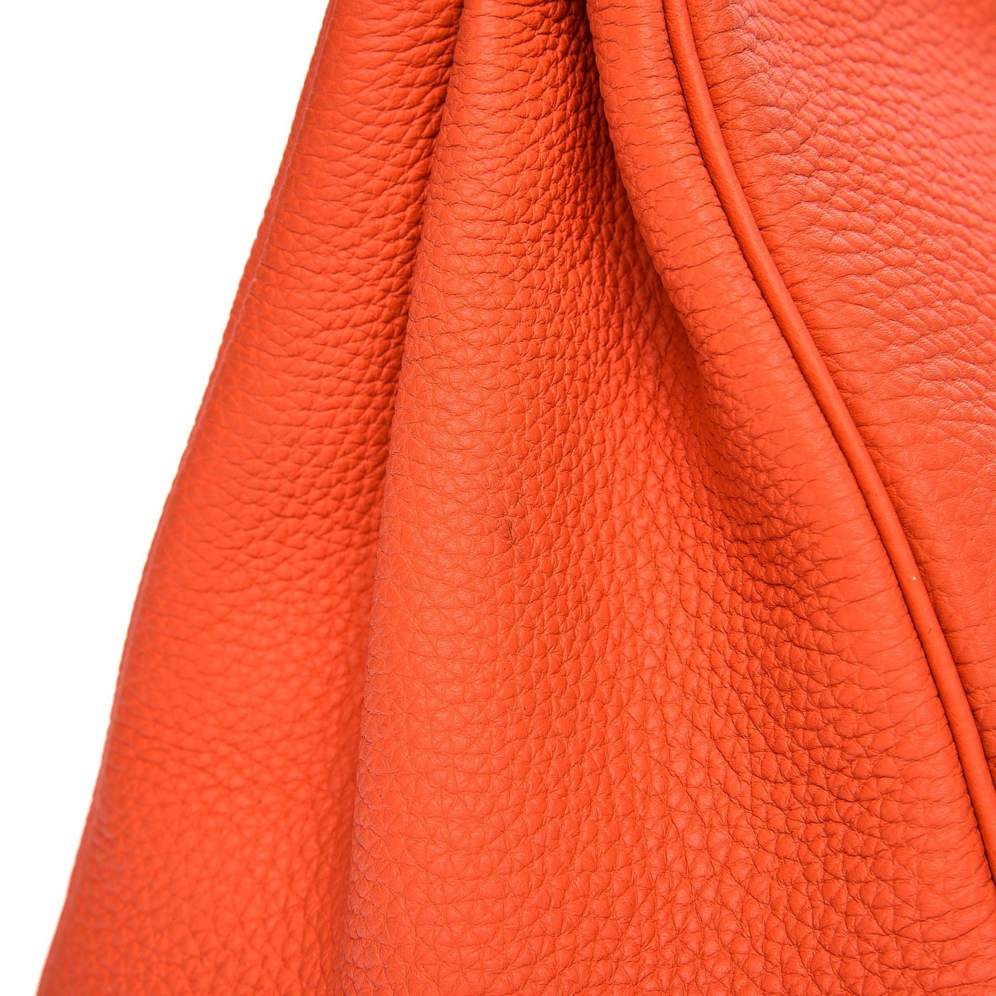Taurillon Clemence Birkin 30 Orange Poppy