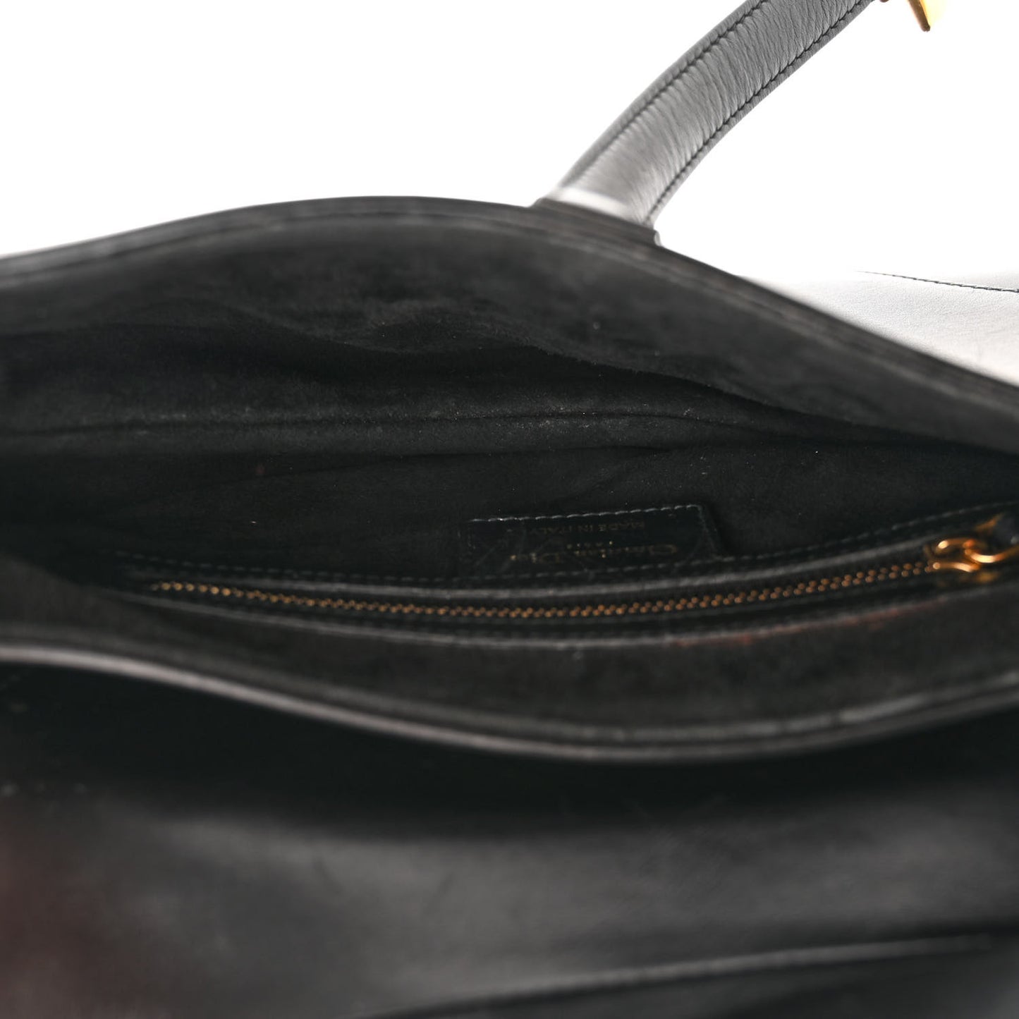 Calfskin Saddle Bag Black