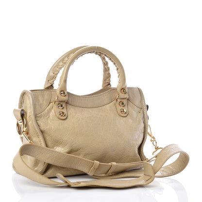 Balenciaga Agneau Classic Gold Hardware Mini S Citytrap Beige Sable 3 of 12