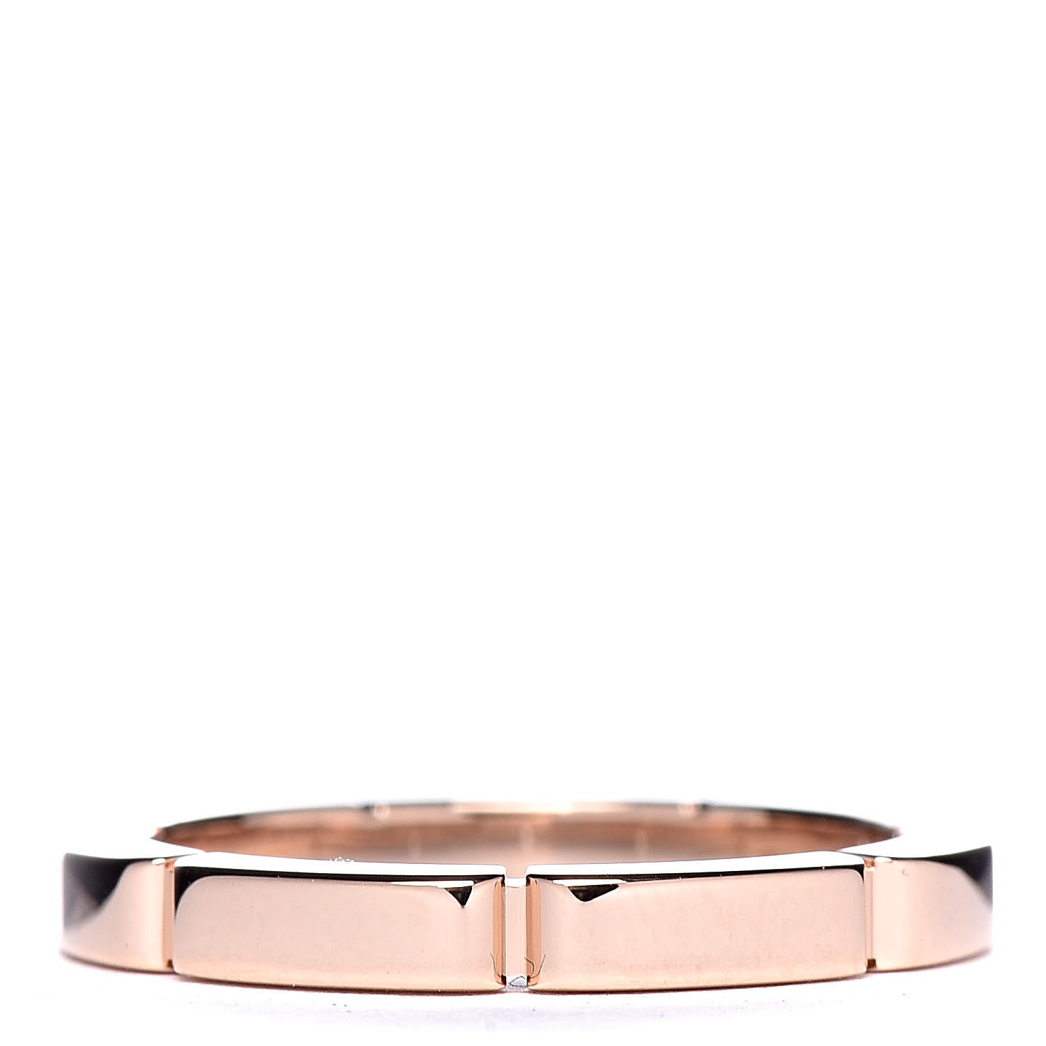Cartier 18K Pink Gold Diamond Maillon Panthere Wedding Band Ring 50 5.25 3 of 5