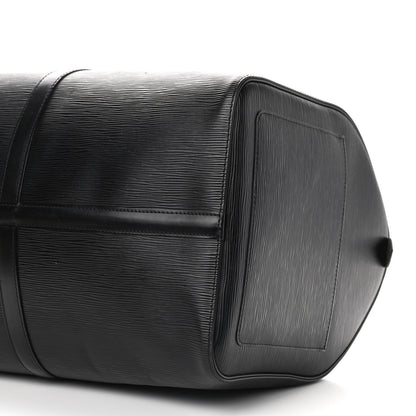 Louis Vuitton Epi Keepall 55 Black 9 of 14