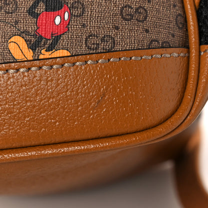 Gucci X DISNEY Mini Vintage GG Supreme Monogram Mickey Mouse Small Dome Backpack Beige Vintage Sun Oil 12 of 12