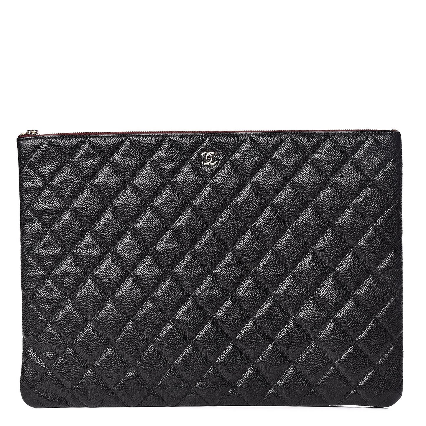 Caviar Quilted XL Cosmetic Case Black