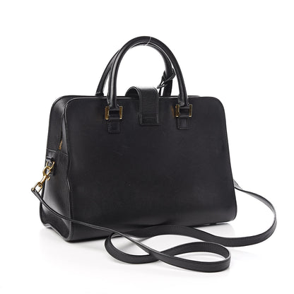 Saint Laurent Smooth Calfskin Small Monogram Cabas Black 3 of 13