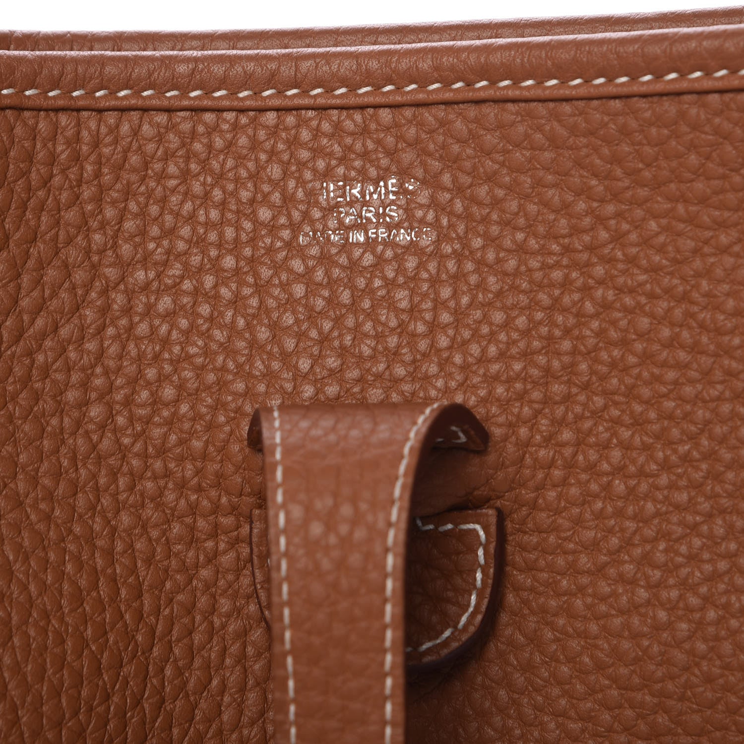 Hermes Taurillon Clemence Evelyne III PM Gold 6 of 8