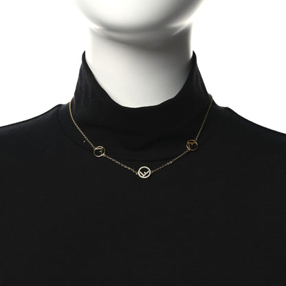 Fendi Metal Crystal F is Fendi Necklace Gold 2 of 4