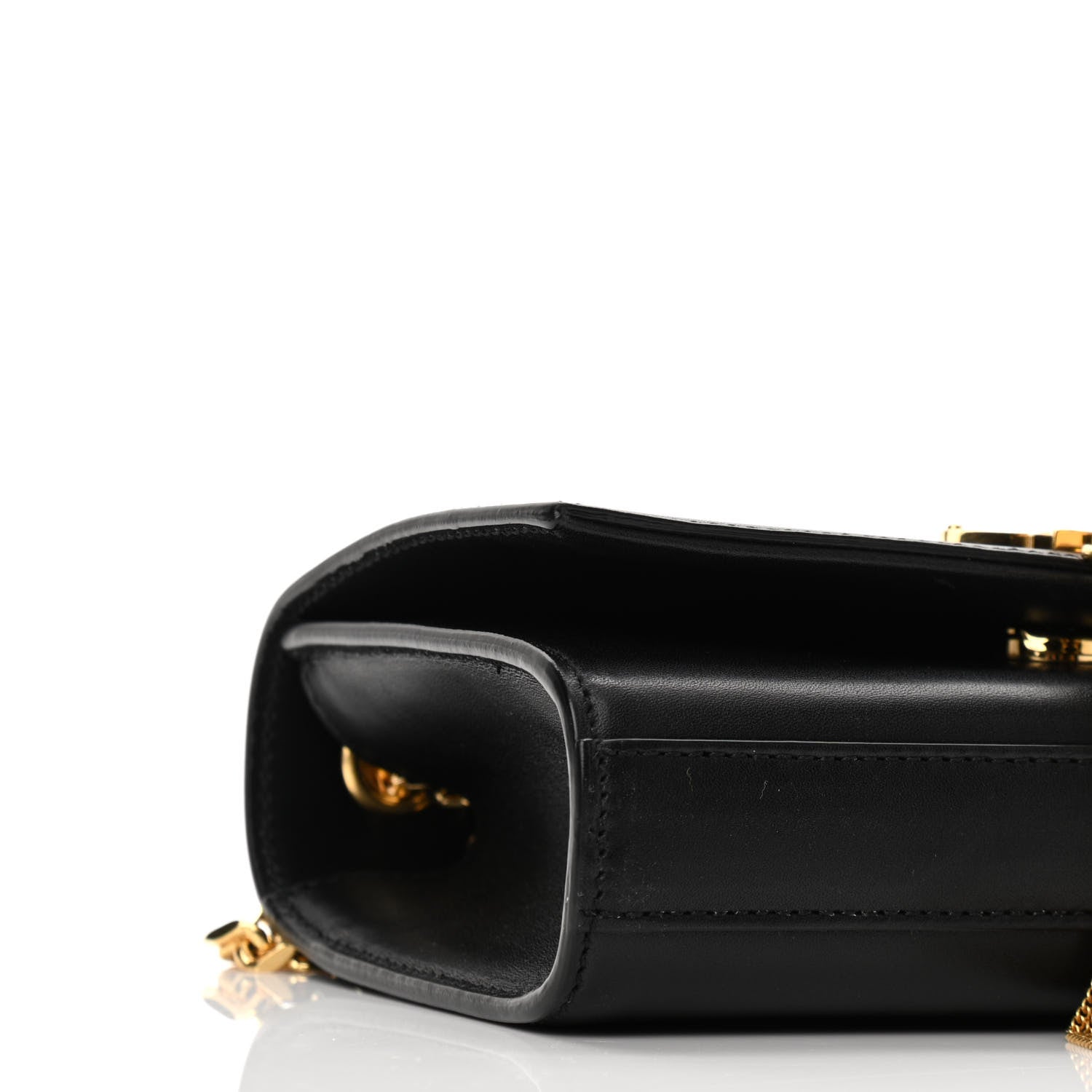 Saint Laurent Calfskin Small Classic Monogram Kate Tassel Satchel Black 8 of 9