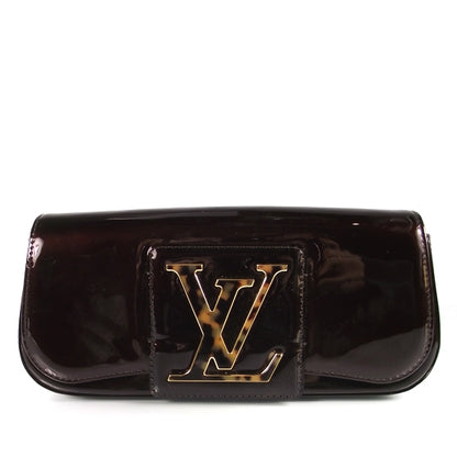 Louis Vuitton Patent Sobe Clutch Amarante 1 of 7