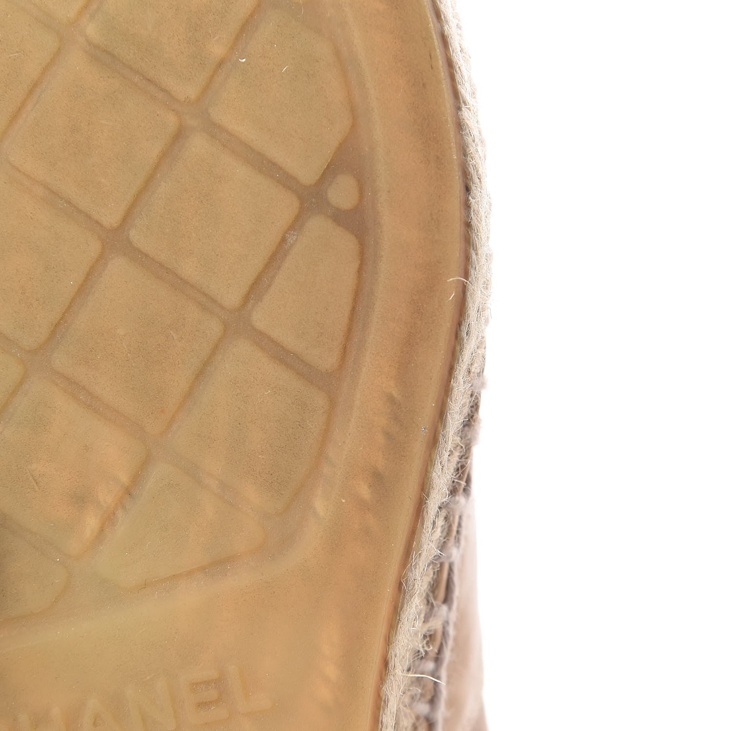 Chanel Lambskin CC Espadrilles 38 Beige Black 15 of 15