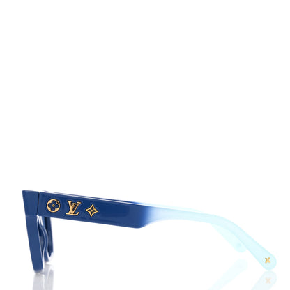 Louis Vuitton Acetate Gradient Blanca Sunglasses Z1465W Blue 3 of 6