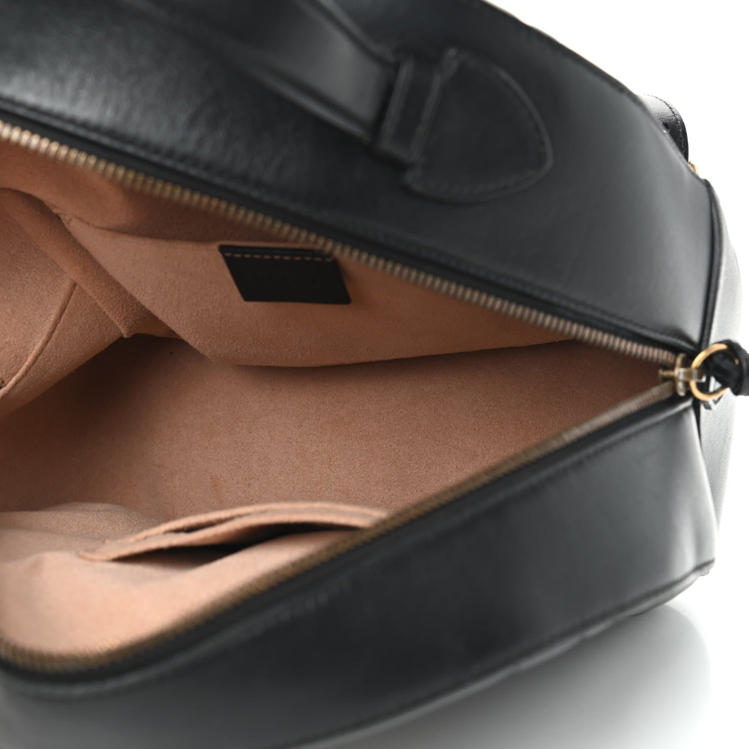 Gucci Calfskin Matelasse GG Marmont Dome Backpack Black 4 of 13