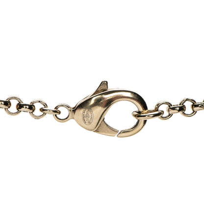 Chanel Pearl Beaded CC Long Necklace Black Gold 5 of 5