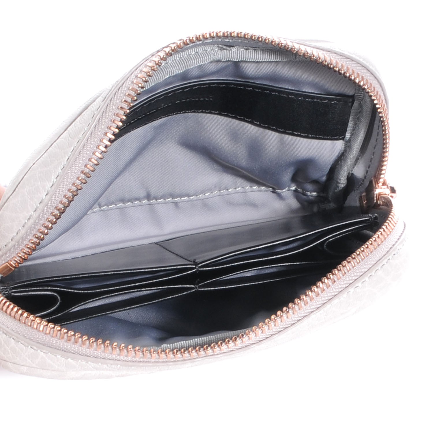 Alexander Wang Pebbled Dumbo Leather Large Fumo Clutch Lilac 6 of 7