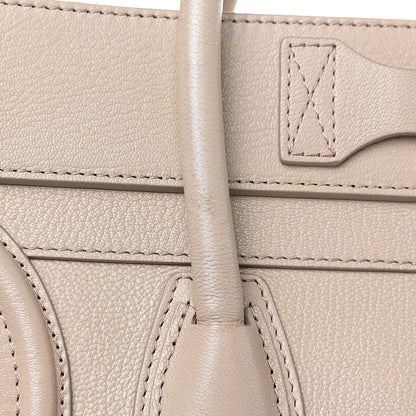 Celine Goatskin Mini Luggage Sand 16 of 19