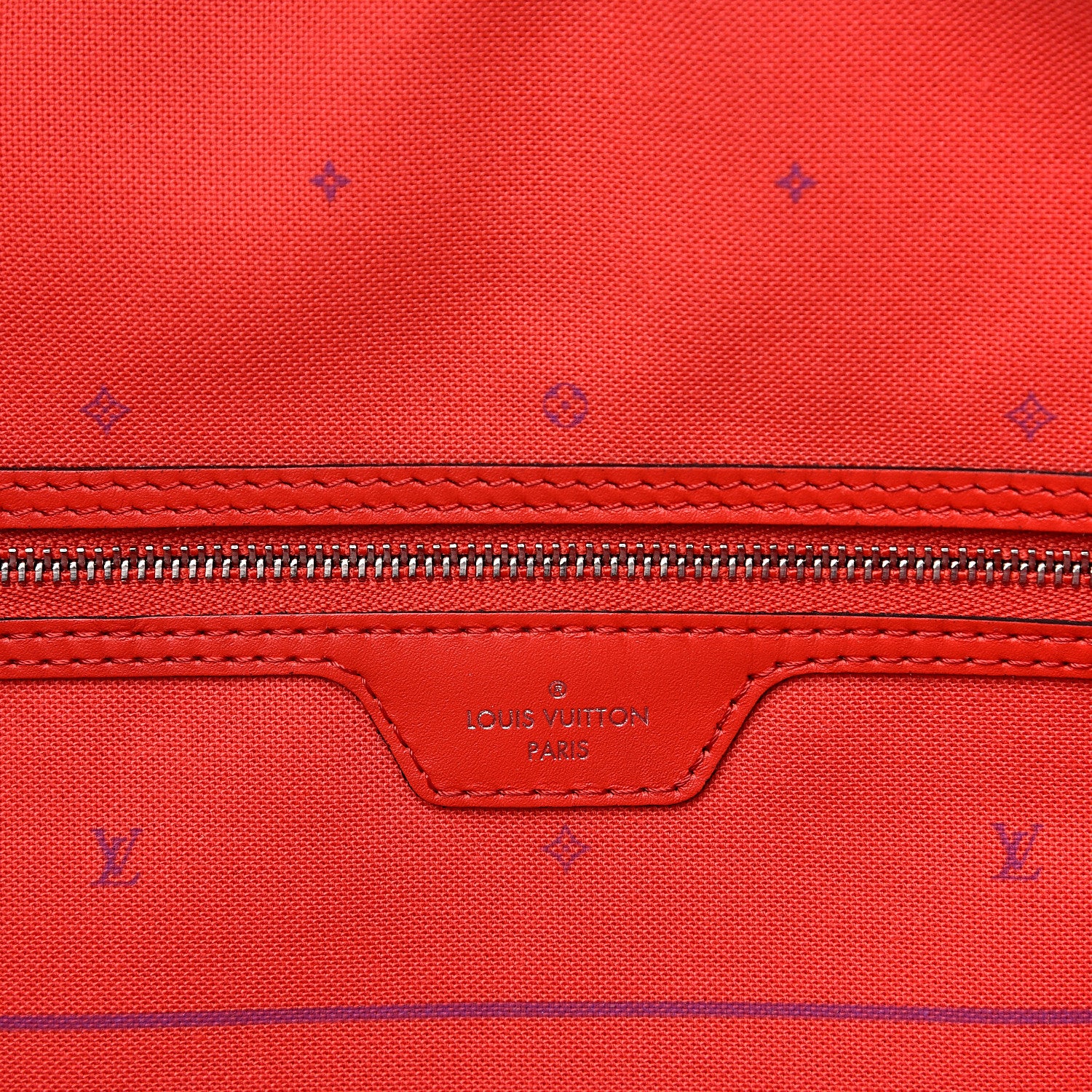 Louis Vuitton Monogram Escale Neverfull MM Rouge 6 of 10