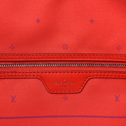 Louis Vuitton Monogram Escale Neverfull MM Rouge 6 of 10