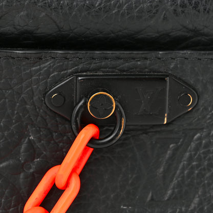 Louis Vuitton Taurillon Monogram Uniformes Solar Ray Soft Pochette Volga Belt Bag Black 10 of 10