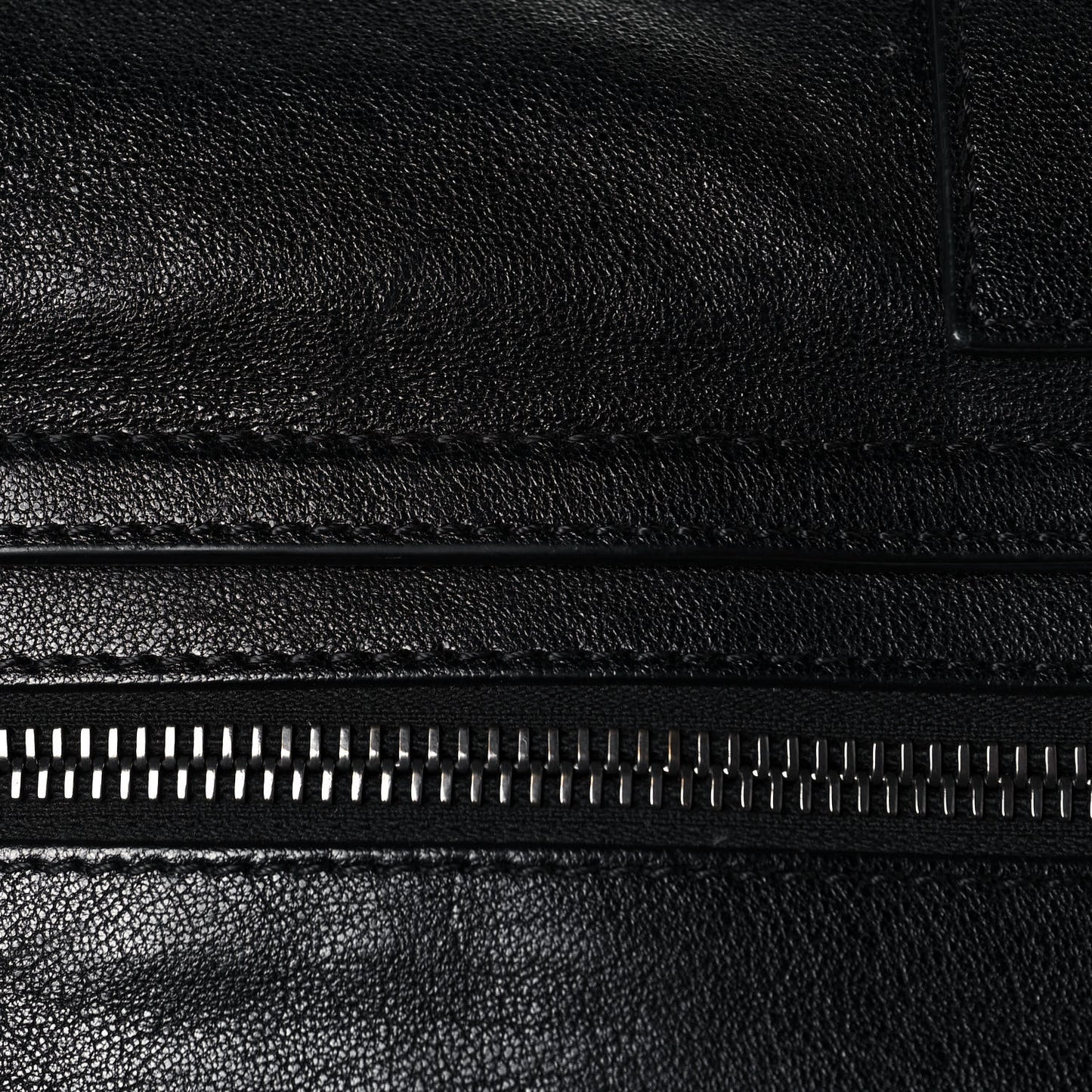 Lambskin Fringe PS1 Crossbody Pouch Black