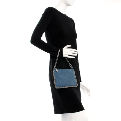 Stella McCartney Shaggy Deer Falabella Clutch Blue 2 of 7