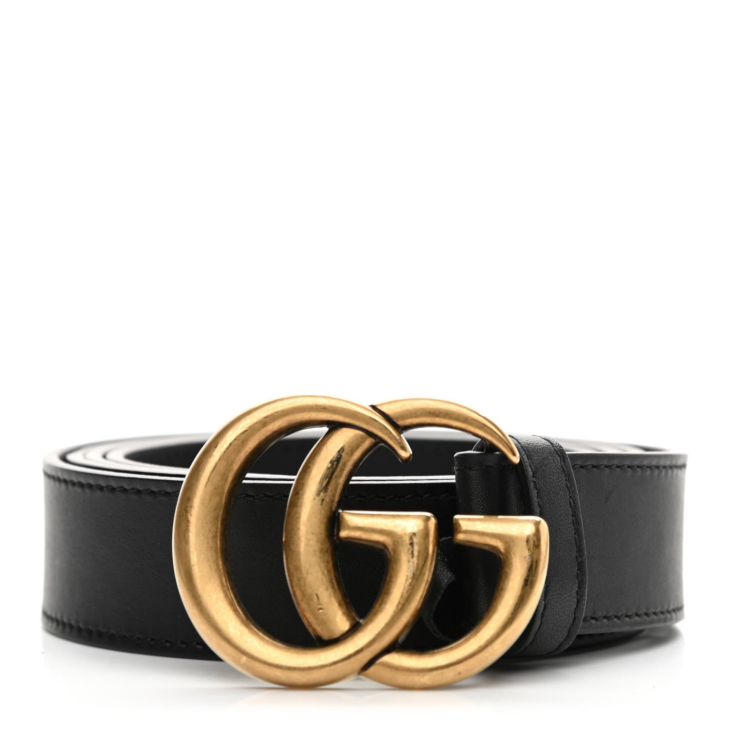 Gucci Moon Calfskin Double G 30mm Belt 110 44 Black 1 of 5