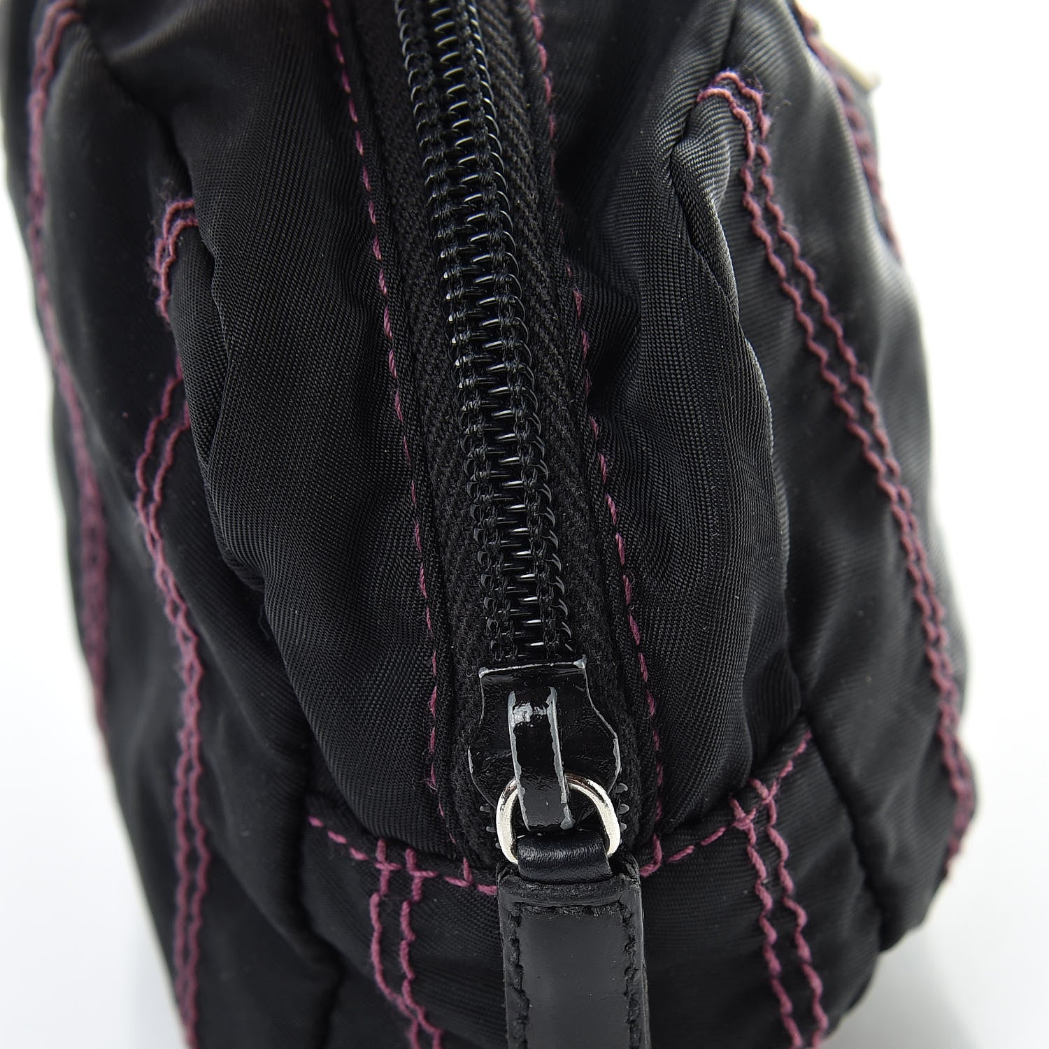 Prada Nylon Tessuto Cosmetic Pouch Black 8 of 8