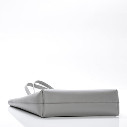 Saint Laurent Calfskin Medium Shopping Tote Light Gray 5 of 8