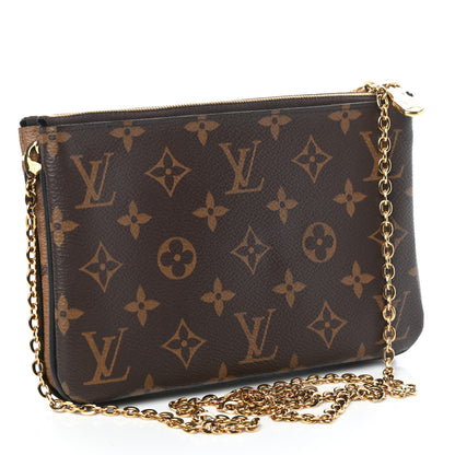 Louis Vuitton Reverse Monogram Giant Double Zip Pochette 3 of 10