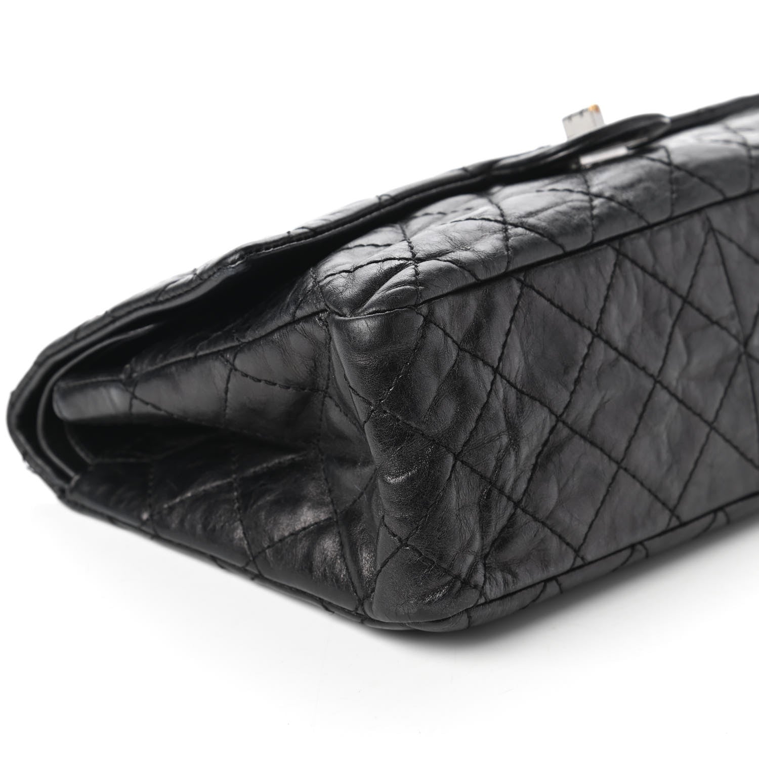 Chanel Aged Calfskin Quilted 2.55 Reissue 226 Flap Black 6 of 10