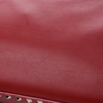 Valentino Garavani Vitello Rockstud Shoulder Bag Rosso Valentino 9 of 13