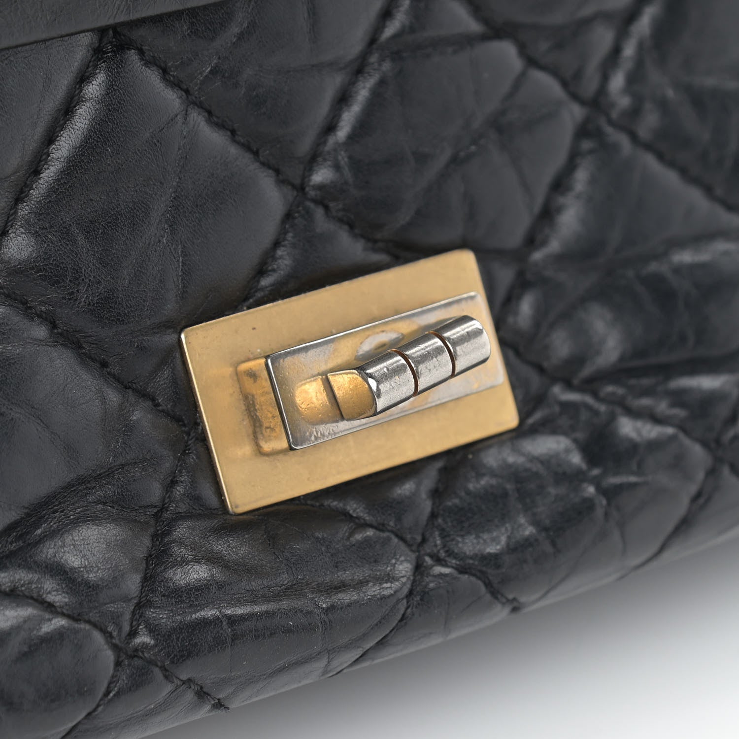 Chanel Aged Calfskin Quilted 2.55 Reissue 227 Flap Black 13 of 21