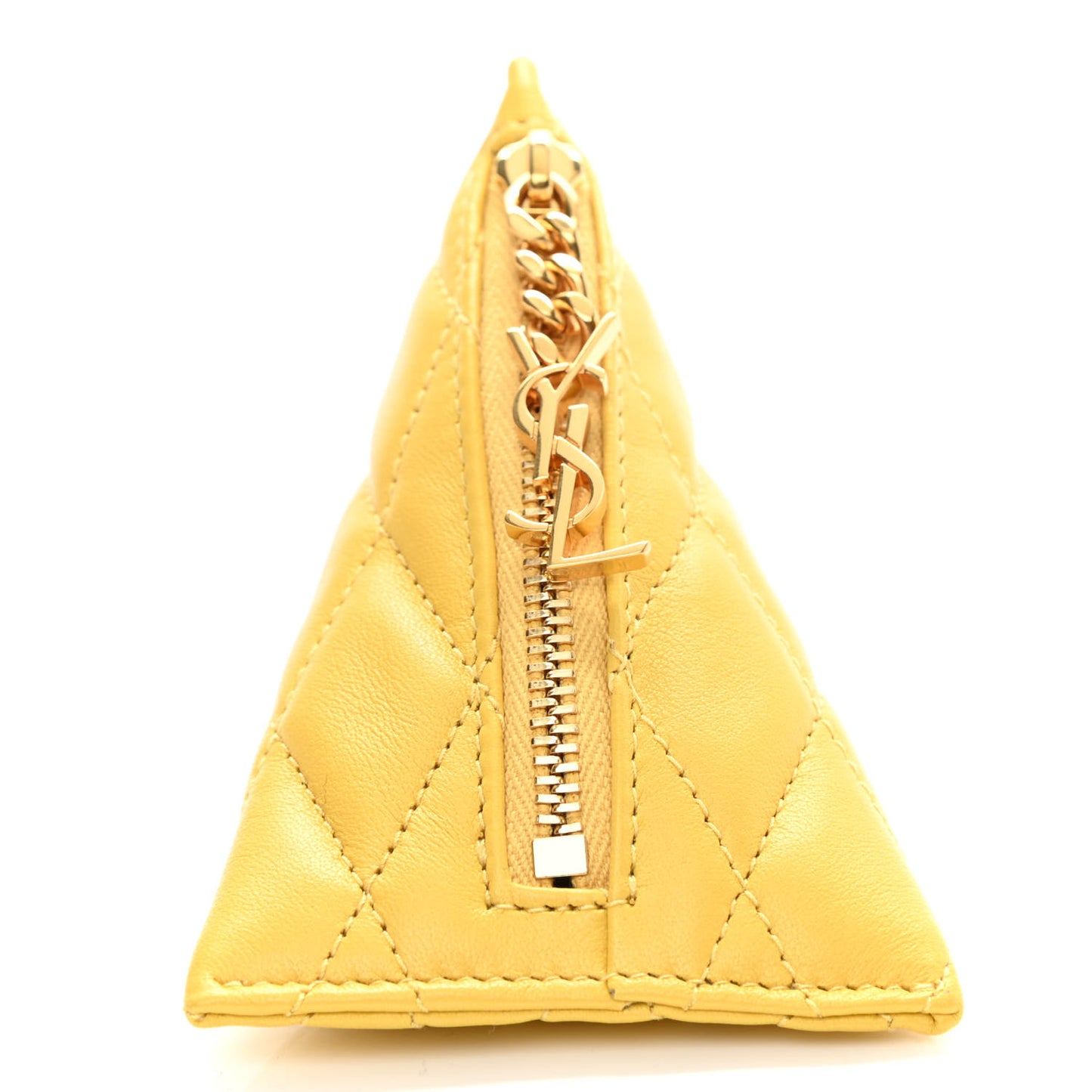Quilted Lambskin Berlingo Bag Charm Sunflower