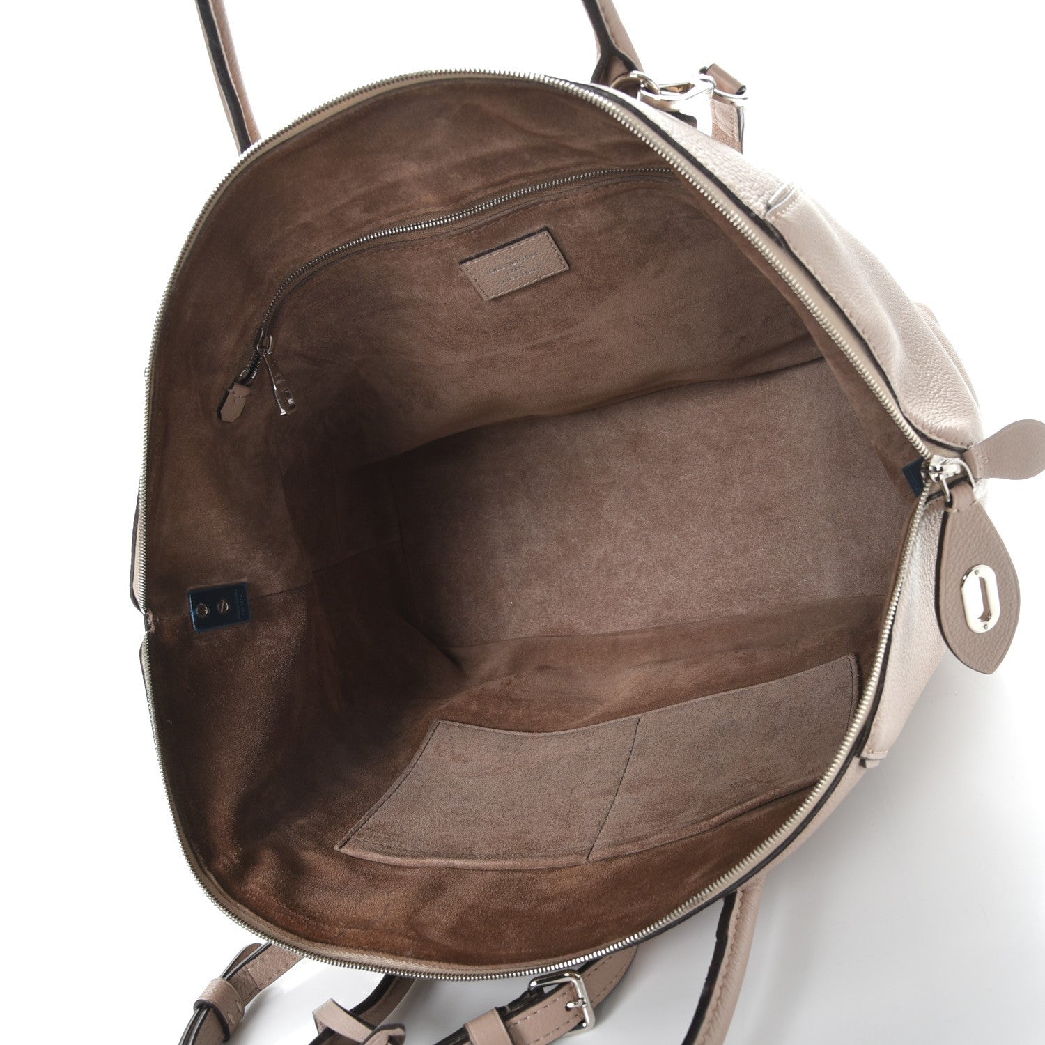 Louis Vuitton Veau Cachemire Soft Lockit MM Galet 6 of 11