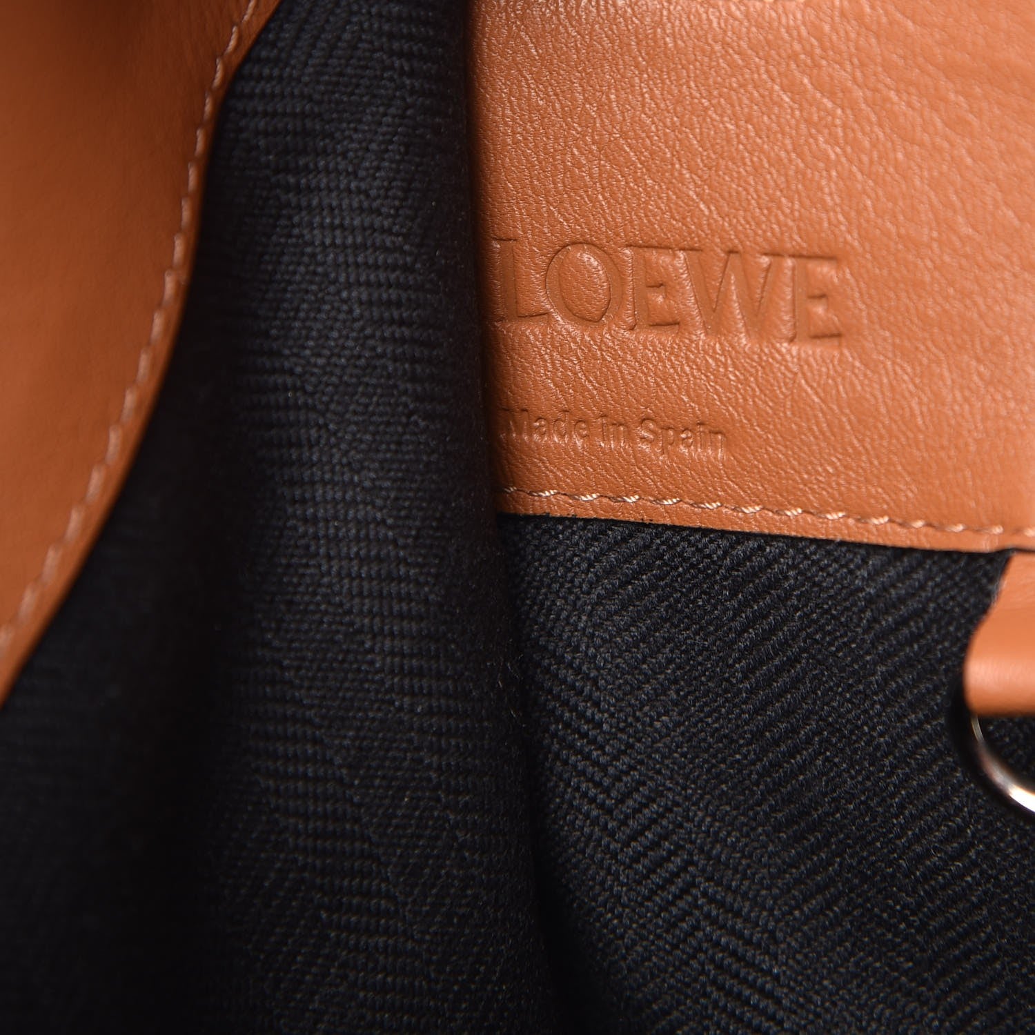 Loewe Calfskin Small Hammock Shoulder Bag Tan 6 of 11