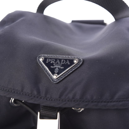 Prada Nylon Vela Medium Backpack Bleuette 9 of 11