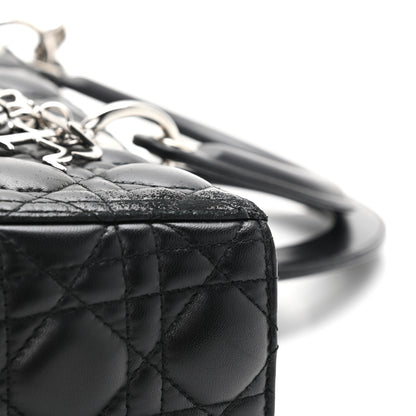 Christian Dior Lambskin Cannage Large Lady Dior Black 11 of 11