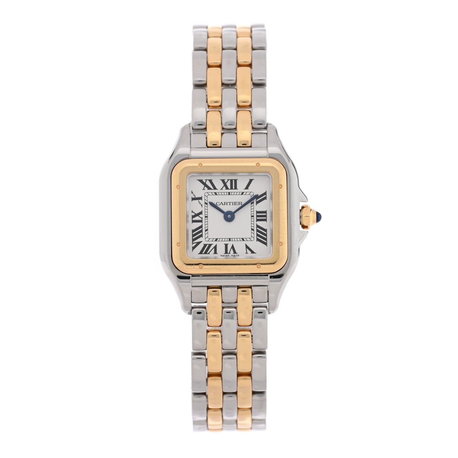 Cartier Stainless Steel 18K Yellow Gold 22mm Panthere Quartz Watch 1 of 5