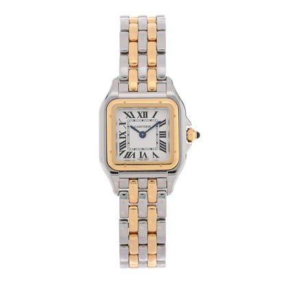 Cartier Stainless Steel 18K Yellow Gold 22mm Panthere Quartz Watch 1 of 5